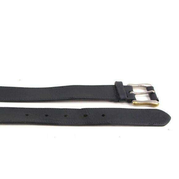 Old Navy BLACK GENUINE LEATHER 1 1/8"Wd CASUAL DRESS MEN'S BELT Sz 34 (I33 - Picture 10 of 12